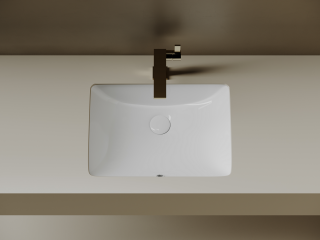 Раковина встраиваемая снизу Ceramicanova Эра (Era) CN15001 52 см белый