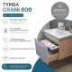 Тумба под раковину подвесная Vigo Grani 057 60 см дуб золотой