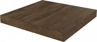 Ступень Kerama Marazzi SG506820R\GCS угловая клееная левая Сальветти коричневый 33x33x0,9
