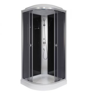 Душевая кабина Niagara Eco E80/13/TN 80x80 см профиль хром стекло тонированное