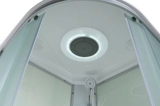 Душевая кабина Avacan C5080LED 80x80 см хром