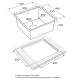 Мойка кухонная Paulmark Vista PM304444-BG брашированное золото