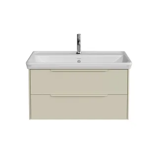 Тумба под раковину Kerama Marazzi Элеганс KMELCb80MPL2 80 см жемчужный лён