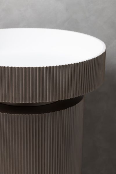 Раковина накладная Armadi Art Sole Corian 801-R-D 40 см Delmar