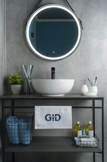 Раковина Gid N9003a 51103 накладная белая 43x43x17.5 Раковина Gid N9003a 51103 накладная белая 43x43x17.5