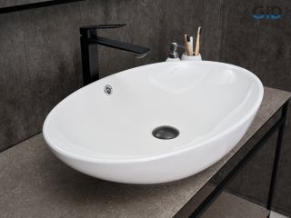 Раковина Gid N9007 51207 накладная белая 63.5x41.5x15 Раковина Gid N9007 51207 накладная белая 63.5x41.5x15