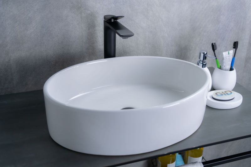 Раковина Gid N9012 51106 накладная белая 50x36x14