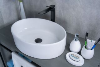 Раковина Gid N9012 51106 накладная белая 50x36x14 Раковина Gid N9012 51106 накладная белая 50x36x14