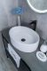 Раковина Gid N9012 51106 накладная белая 50x36x14