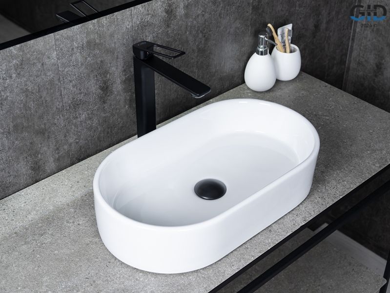 Раковина Gid N9020 51209 накладная белая 52.5x30.5x11.5 Раковина Gid N9020 51209 накладная белая 52.5x30.5x11.5
