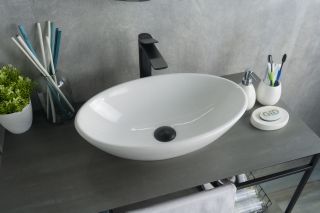 Раковина Gid N9021 51109 накладная белая 52x32x14 Раковина Gid N9021 51109 накладная белая 52x32x14