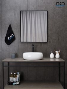 Раковина Gid N9030ds 51235 накладная белая 40x30x13.5