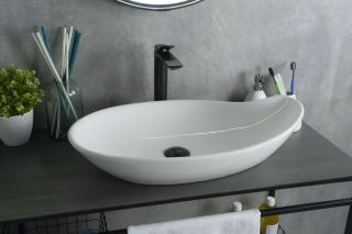 Раковина Gid N9052 51116 накладная белая 65x38x14 Раковина Gid N9052 51116 накладная белая 65x38x14