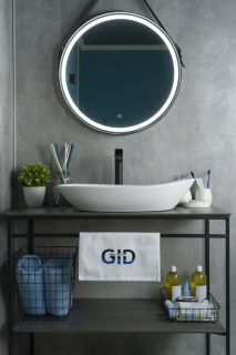 Раковина Gid N9052 51116 накладная белая 65x38x14