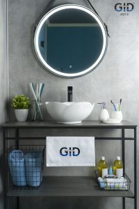 Раковина Gid N9078 51162 накладная белая 38.5x38.5x17