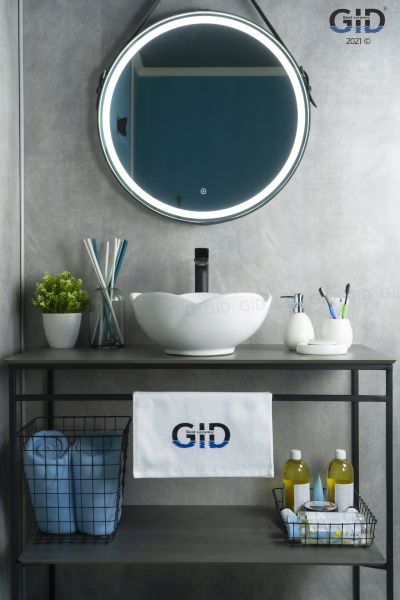Раковина Gid N9078 51162 накладная белая 38.5x38.5x17
