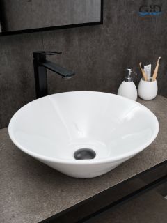 Раковина Gid N9102 51210 накладная белая 42x42x15 Раковина Gid N9102 51210 накладная белая 42x42x15