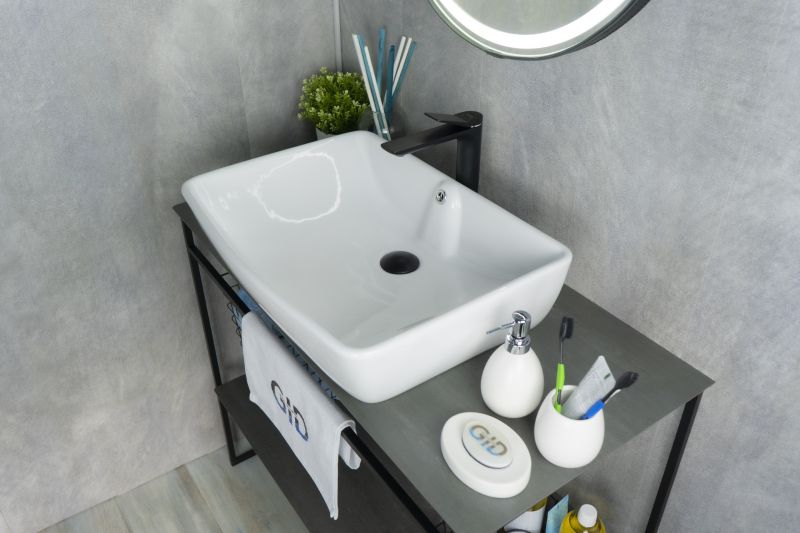 Раковина Gid N9121 51123 накладная белая 59x42x15.5