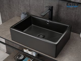 Раковина Gid N9129bg 53381 накладная черная графит 50x38x14.5 Раковина Gid N9129bg 53381 накладная черная графит 50x38x14.5