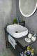 Раковина Gid N9243 51135 накладная белая 56x42x14