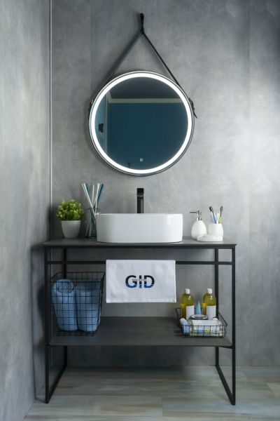 Раковина Gid N9266 51173 накладная белая 47x34x15
