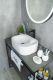 Раковина Gid N9266 51173 накладная белая 47x34x15