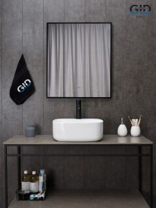 Раковина Gid N9284 51219 накладная белая 42x42x15.5