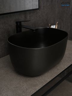 Раковина Gid N9302bg 53377 накладная черная графит 45x32x22 Раковина Gid N9302bg 53377 накладная черная графит 45x32x22