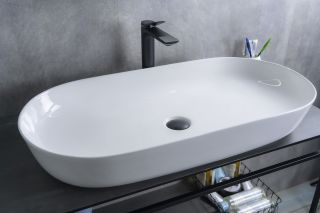 Раковина Gid N9348 51200 накладная белая 81x41x14 Раковина Gid N9348 51200 накладная белая 81x41x14