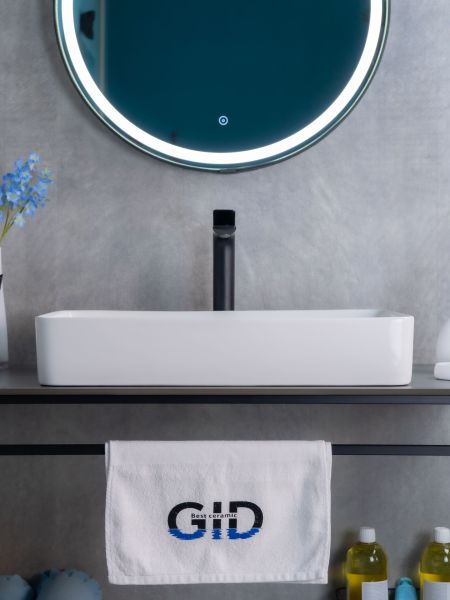Раковина Gid N9396 51140 накладная белая 60x34x11 Раковина Gid N9396 51140 накладная белая 60x34x11