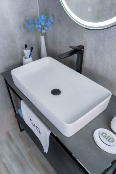 Раковина Gid N9396 51140 накладная белая 60x34x11 Раковина Gid N9396 51140 накладная белая 60x34x11