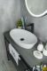Раковина Gid N9397 51141 накладная белая 61x37x12