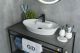 Раковина Gid N9398 51142 накладная белая 61x37x12