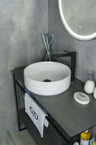Раковина Gid N9424 51179 накладная белая 40x40x12