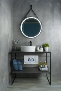 Раковина Gid N9425 51144 накладная белая 40x40x15