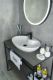 Раковина Gid N9438 51151 накладная белая 65x43x12