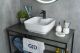 Раковина Gid N9443 51154 накладная белая 41x41x15