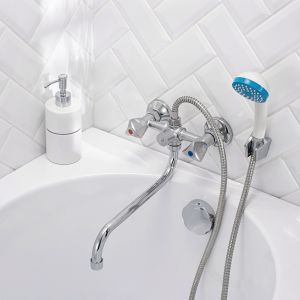 Смеситель для ванны с душем РМС SL119-143 хром