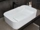 Раковина Gid N9598 51230 накладная белая 61x38x15
