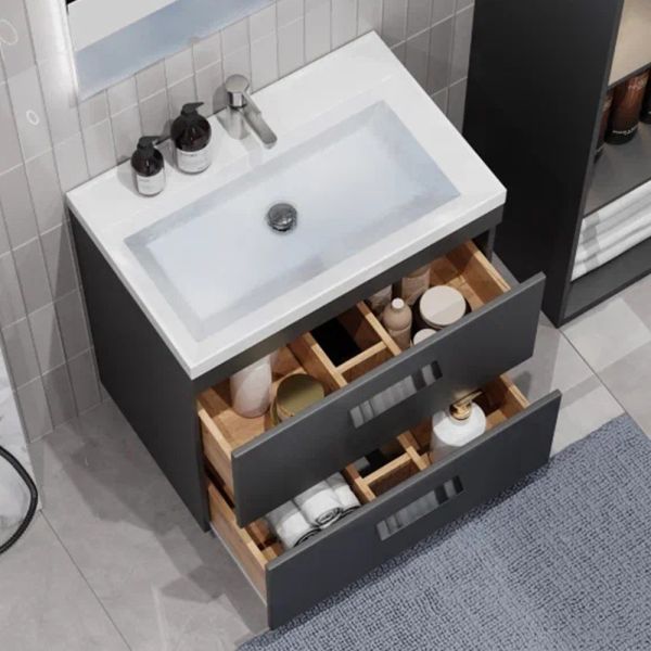 Тумба под раковину напольная Velvex Orlando tn.ORL.CLA.70.2Y графит, 70 см