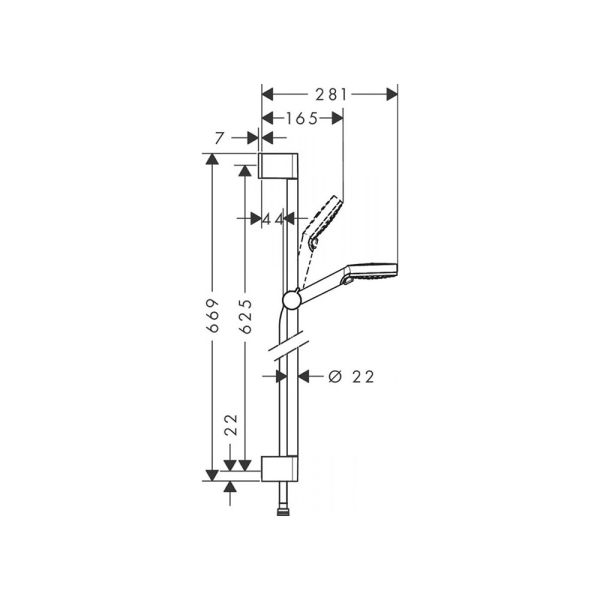 Набор для ванны Hansgrohe Logis E SetLogisE70A (71177000+71415000+26532400)