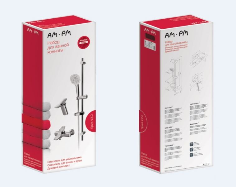 Набор смесителей Am.Pm Spirit V2.0 F40970A00