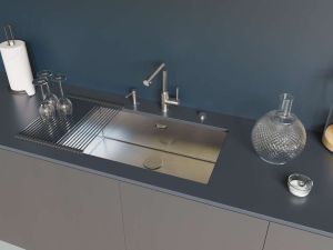 Мойка кухонная Omoikiri Taki 74-U/IF-IN сталь