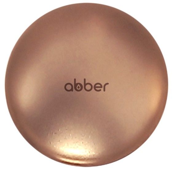 Накладка на слив для раковины ABBER AC0014MRG розовое золото матовое Накладка на слив для раковины ABBER AC0014MRG розовое золото матовое