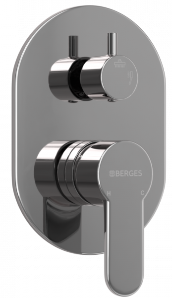 Душевой комплект Berges Ventas 3R хром 073007
