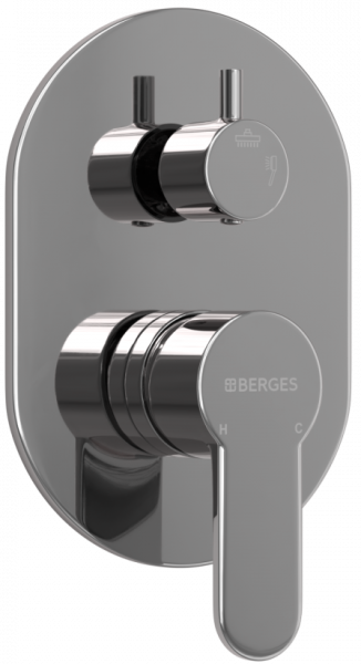 Душевой комплект Berges Ventas 3O хром 073009