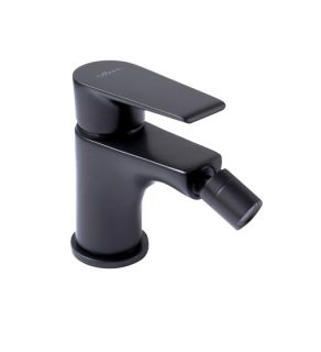 Смеситель для биде однорычажный, без донного клапана, чёрный матовый Cezares NAUTIC-BS1-NOP