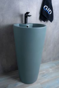 Раковина Gid Nb131gm (зеленая хаки) 81116 накладная зеленая хаки 40x40x84
