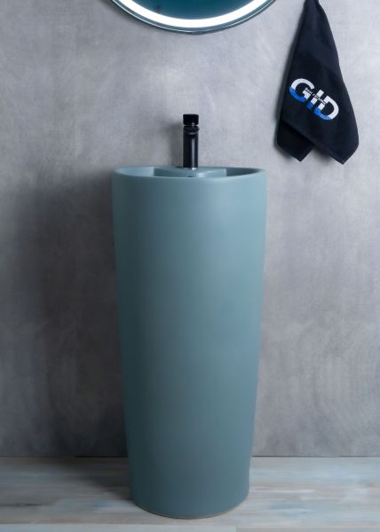 Раковина Gid Nb131gm (зеленая хаки) 81116 накладная зеленая хаки 40x40x84