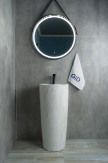 Раковина Gid Nb131wgs 81115 накладная под камень глянцевая 40x40x84 Раковина Gid Nb131wgs 81115 накладная под камень глянцевая 40x40x84